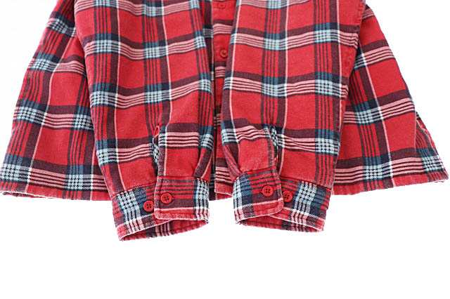 中古】シュプリーム SUPREME 21AW Faux Fur Collar Flannel Shirt