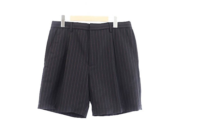 中古】ワコマリア WACKO MARIA PLEATED SHORT TROUSERS プリーツ 