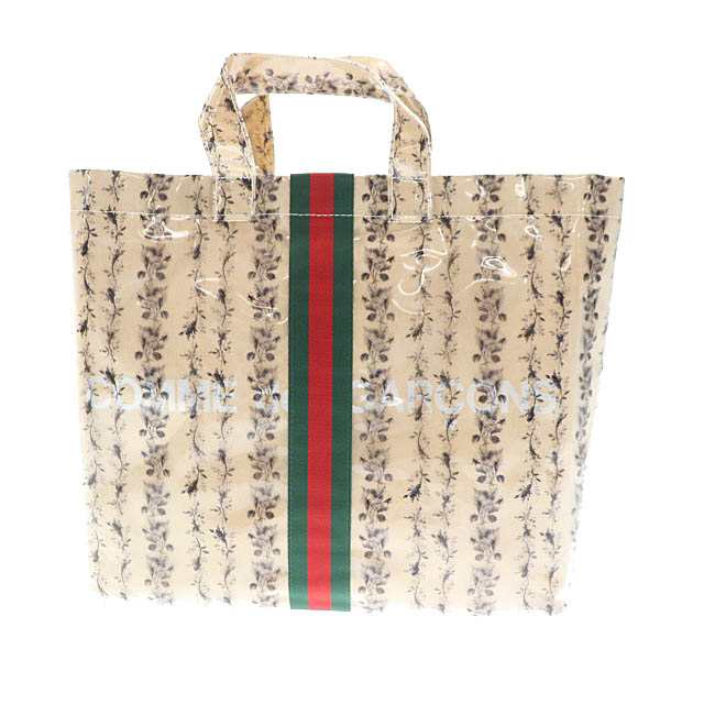 【中古】グッチ GUCCI GARDEN ガーデン ×COMME DES GARCONS コムデギャルソン 19AW トート バッグ OD-K 201■ 230830