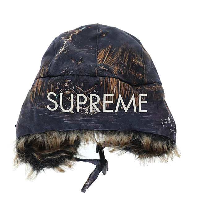 中古】シュプリーム SUPREME 12AW Dog ＆ Ducks Flight Trooper Hat