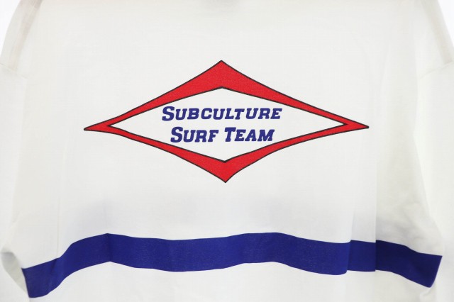 中古】SubCulture サブカルチャー SURFTEAM Tee サーフチーム ロゴ