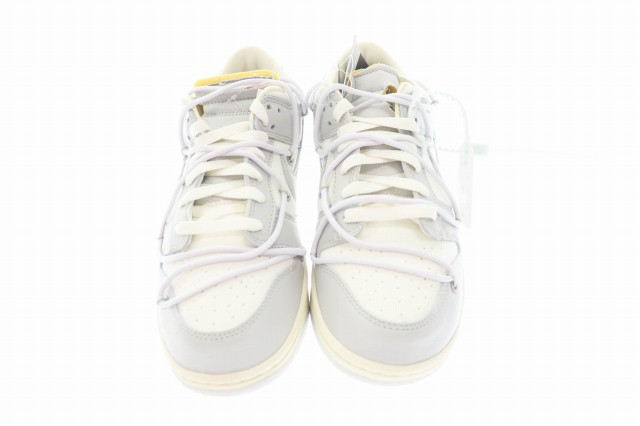 中古】ナイキ NIKE ×OFF-WHITE オフホワイト DUNK LOW 1 OF 50 Lot49 ...