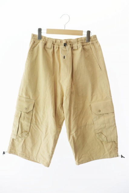 【中古】rajabrooke ラジャブルック KARGO PANTS カーゴ ハーフ ショート パンツ M ベージュ●241007 メンズの通販はショートパンツ