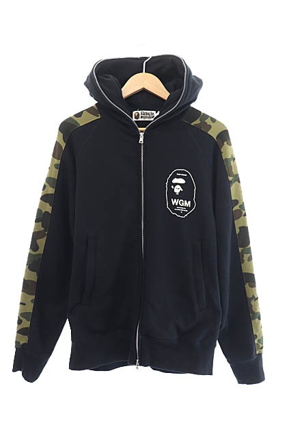 アベイシングエイプ A BATHING APE HEAD LOGO 1st CAMO FULL ZIP