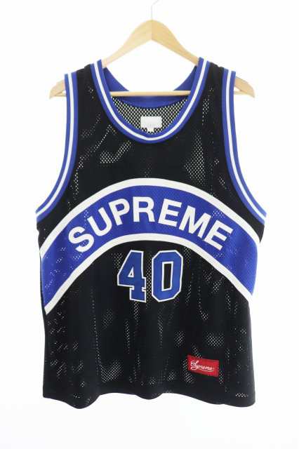 中古】シュプリーム SUPREME 17SS Curve Basketball Jersey ロゴ