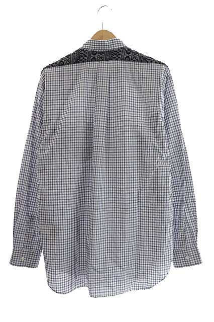 中古】コムデギャルソンシャツ COMME des GARCONS SHIRT CHECK SHIRT