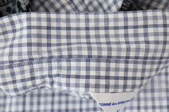 中古】コムデギャルソンシャツ COMME des GARCONS SHIRT CHECK SHIRT