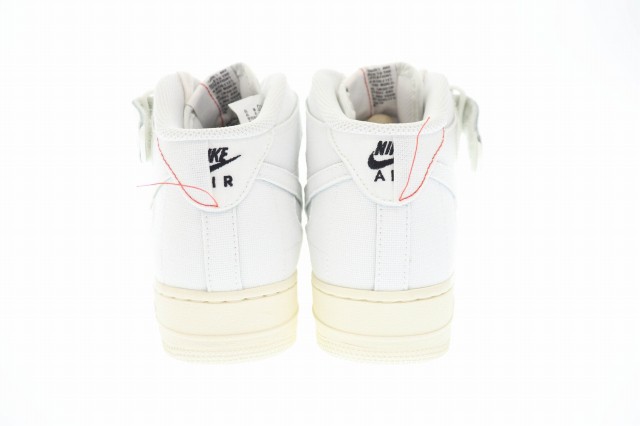 中古】ナイキ NIKE WMNS AIR FORCE 1 '07 MID LX Summit White エア