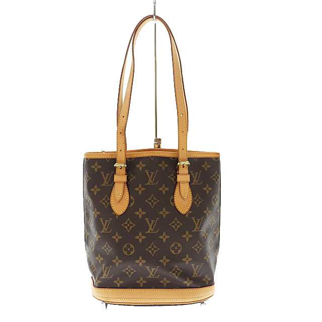 中古】ルイヴィトン LOUIS VUITTON モノグラム プチ バケット