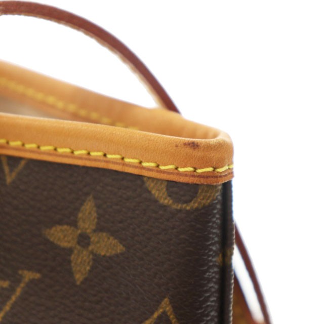 中古】ルイヴィトン LOUIS VUITTON モノグラム プチ バケット バケツ型