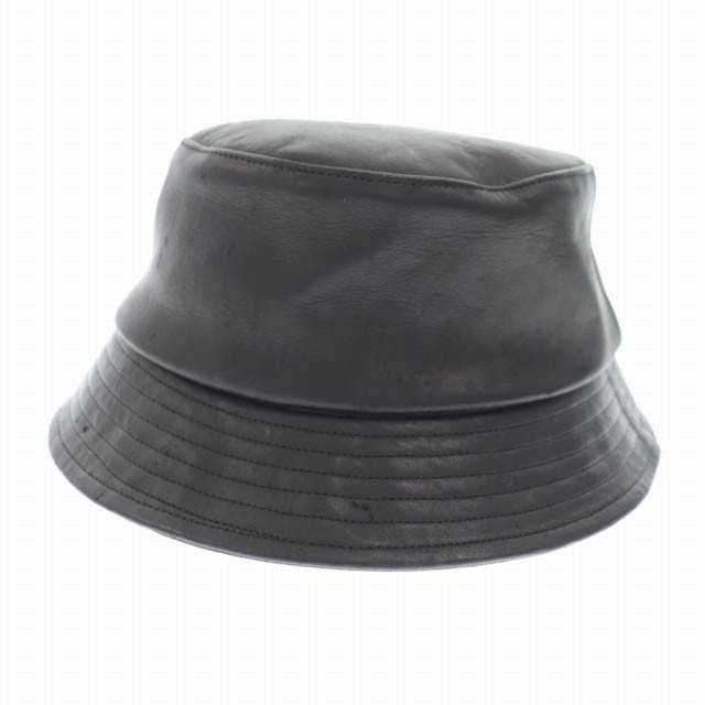 中古】キジマタカユキ KIJIMATAKAYUKI 21AW DEER LEATHER BUCKET HAT