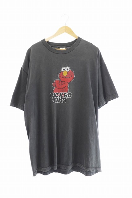 【中古】ヴィンテージ VINTAGE 90s Elmo Tickle This Graphic T-Shirt Sesame Street エルモ  セサミストリート Tシャツ｜au PAY マーケット