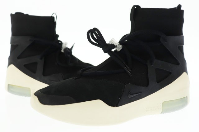 【中古】ナイキ NIKE AIR FEAR OF GOD 1 BLACK 29cm AR4237-001 エア フィアオブゴッド ブラック ▲■ 240922