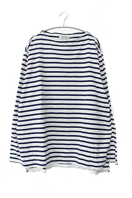 【中古】MAATEE&SONS マーティーアンドサンズ L/S BOAT NECK TEE ボートネック 長袖 バスク シャツ Tシャツ 3●240908の通販は