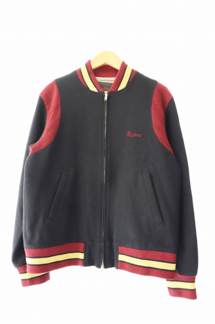 【中古】アンダーカバー UNDERCOVER 04AW but beautiful期 スカル刺繍 ブルゾン ジャケット M ブラック ☆AA★ 250418