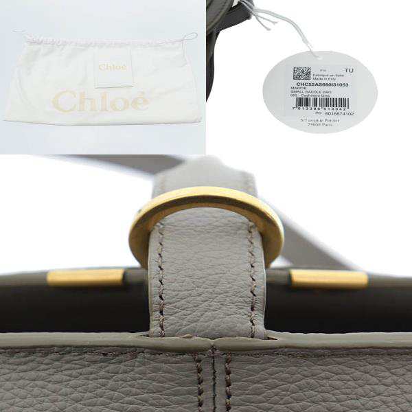 【中古】クロエ CHLOE MARCIE SMALL SADDLE BAG マーシー スモール サドル ショルダー バッグ ☆AA★▲■ 240302