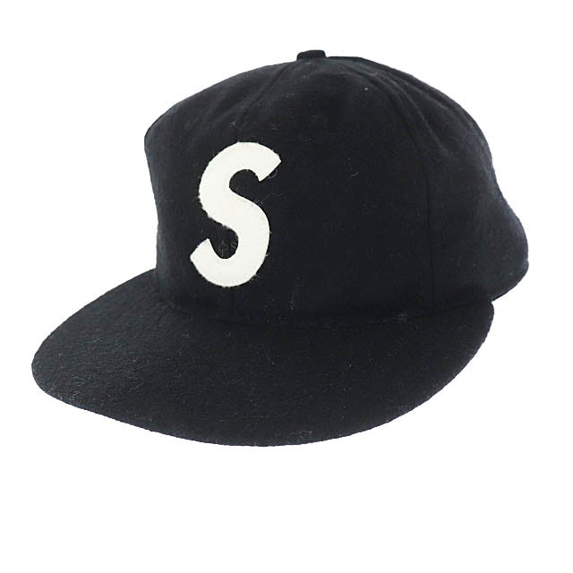 【中古】シュプリーム SUPREME Ebbets S Logo Fitted 6-Panel エベッツ S ロゴ フィッティド キャップ 7 1/2 ▲240801