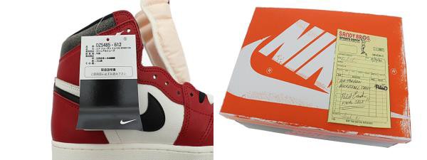 【中古】ナイキ NIKE AIR JORDAN 1 エアジョーダン 1 ハイ ロスト & ファウンド シカゴ DZ5485-612 28 ▲■ 240311