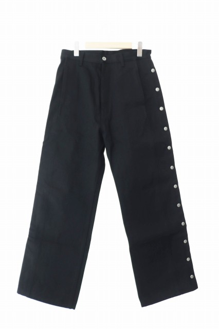 【中古】リックオウエンス Rick Owens DRKSHDW ダークシャドウ Pusher wide-leg cotton jeans プッシャー パンツ