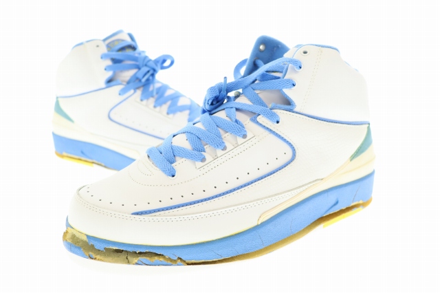 【中古】ナイキ NIKE 2004 AIR JORDAN 2 RETRO MELO エアジョーダン 2 レトロ メロ 308308-141 28 白 ●▲■250526