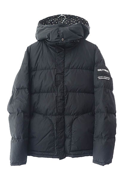 【中古】ワコマリア WACKO MARIA ×ROCKY MOUNTAIN ロッキーマウンテン DOWN JACKET ダウン ジャケット 40 黒 240716