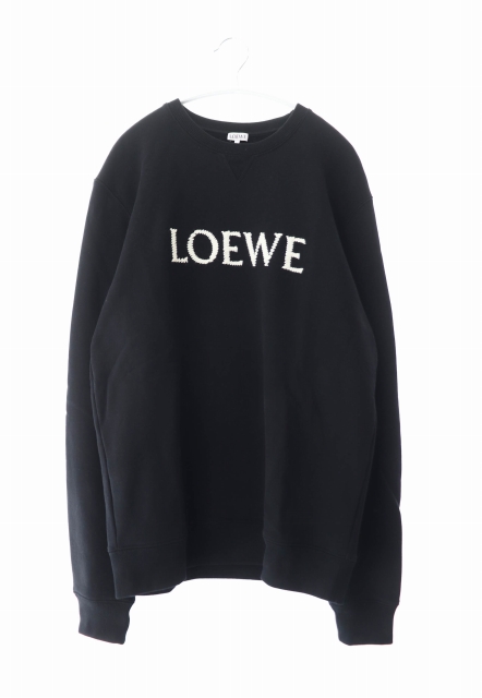 【中古】ロエベ LOEWE Regular Fit Sweatshirt ロゴ刺繍 レギュラー フィット プルオーバー スウェット トレーナーの通販は