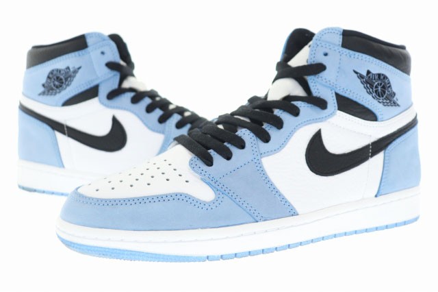 【中古】ナイキ NIKE AIR JORDAN 1 RETRO HI OG UNIVERSITY BLUE 28cm 555088-134 エア ジョーダン ▲■ 240922