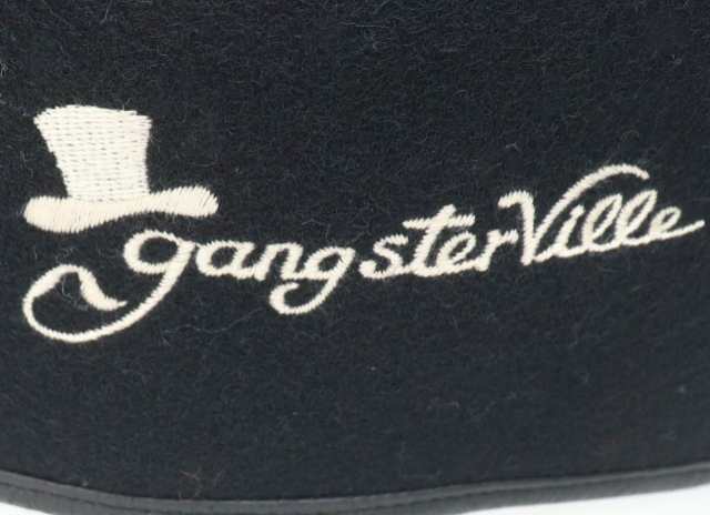 中古】ギャングスタービル GANGSTERVILLE ウール ロゴ ベレー帽 帽子 L 黒 ブラック ○△240901 メンズの通販はau PAY  マーケット - ブランド古着のベクトル | au PAY マーケット－通販サイト