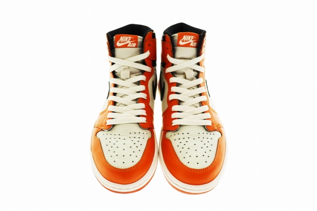 【中古】ナイキ NIKE AIR JORDAN1 RETRO HIGH REVERSE SHATTERED BACKBORD 555088-113 26.5 オレンジ ▲ 250601_1