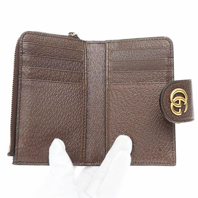 【中古】グッチ GUCCI GG マーモット OPHIDIA オフィディア コンパクト ウォレット 財布 699393 茶☆AA★▲ 240618の通販は 【中古】グッチ GUCCI GG マーモット OPHIDIA オフィディア コンパクト ウォレット 財布 699393 茶☆AA★▲ 240618の通販は