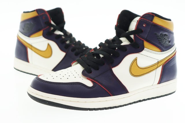 【中古】ナイキ NIKE SB AIR JORDAN 1 RETRO HIGH OG DEFIANT LA to CHICAGO CD6578-507 エア ジョーダン ▲ 240901