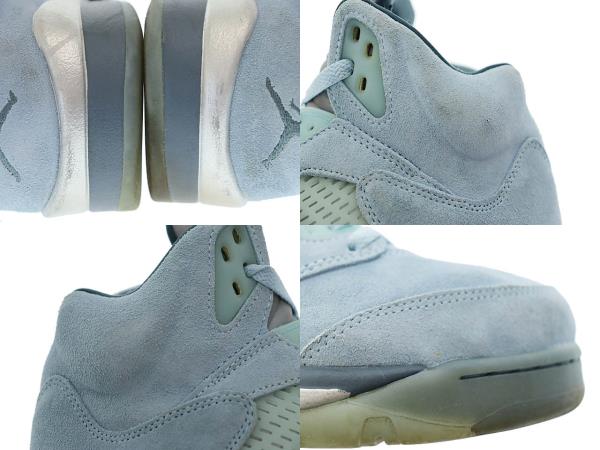 中古】ナイキ NIKE WMNS AIR JORDAN 5 RETRO BLUE BIRD エア