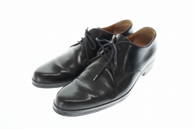 【中古】ジルサンダー JIL SANDER 3HOLE LEATHER SHOES 3ホール レースアップ レザー シューズ 7 ブラック ▲ 240816の通販は