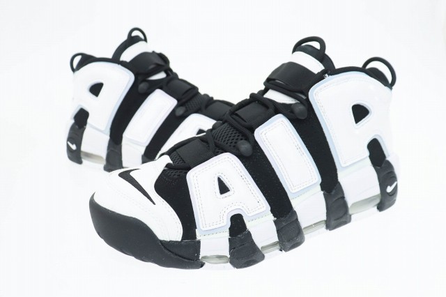 【中古】ナイキ NIKE AIR MORE UPTEMPO 96 Cobalt Bliss モアアップテンポ DV0819-001 ブラック ホワイト ▲■240816