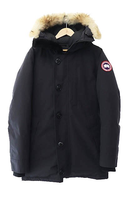 【中古】カナダグース CANADA GOOSE JASPER PARKA ジャスパー パーカ ダウン ジャケット 3438JM S 紺 ネイビー 240818