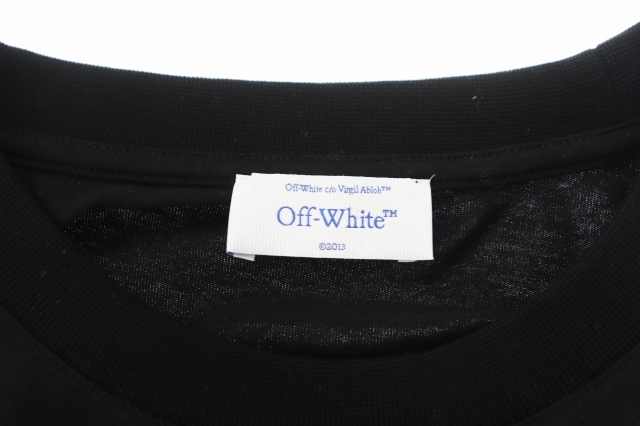 中古】オフホワイト OFF WHITE 24SS スリーブ ロゴ プリント