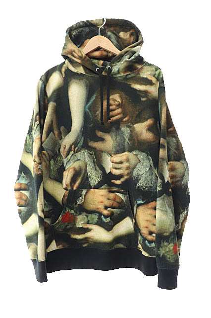 【中古】シュプリーム SUPREME ×UNDERCOVER アンダーカバー 15SS Hooded Sweatshirt フーデッド パーカー M 240916