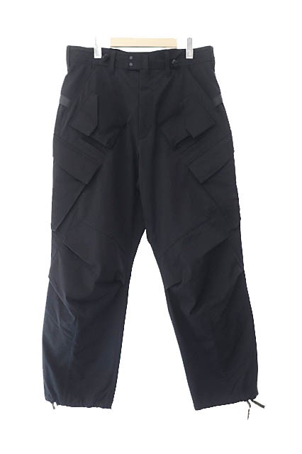 【中古】アクロニウム ACRONYM 22AW Schoeller Dryskin 3xDry military pants Black カーゴ パンツ S黒 241018