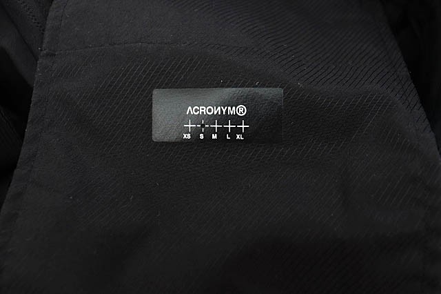 【中古】アクロニウム ACRONYM 22AW Schoeller Dryskin 3xDry military pants Black カーゴ パンツ S黒 241018