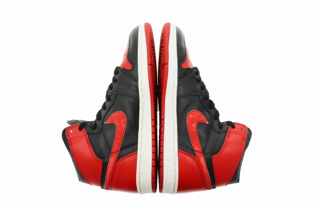 【中古】ナイキ NIKE 2001年製 AIR JORDAN 1 RETRO BRED 38345足限定 エアジョーダン 136066-061 10.5 ▲ 250301