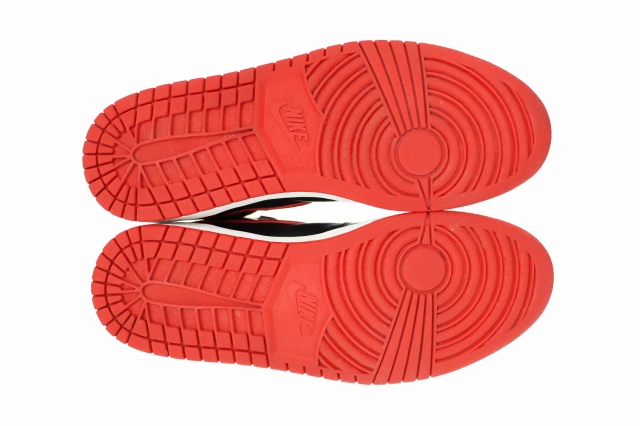【中古】ナイキ NIKE 2001年製 AIR JORDAN 1 RETRO BRED 38345足限定 エアジョーダン 136066-061 10.5 ▲ 250301