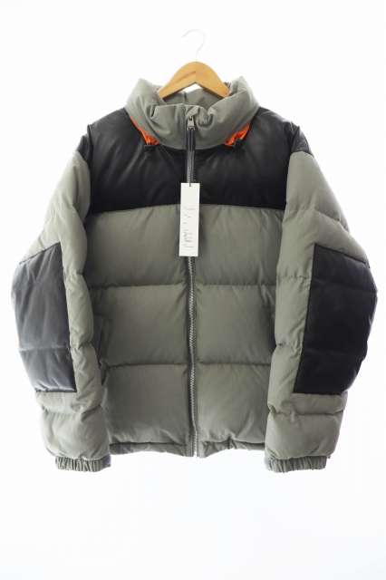 【中古】チャレンジャー CHALLENGER 20AW ミリタリー ダウン ジャケット CLG-JK 020-009 L グレー