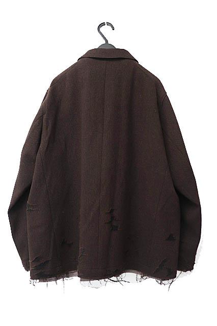 中古】ANCELLM アンセルム 24AW TWEED CRASH JACKET ツイード 
