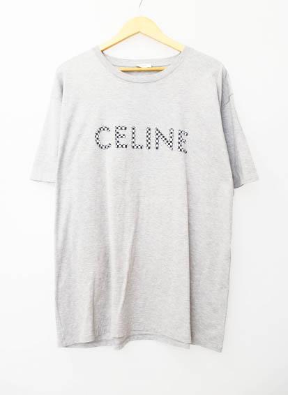 セリーヌ CELINE by Hedi Slimane エディスリマン 21AW ルーズ スタッズ 半袖 Tシャツ 2X800501F☆AA★241222