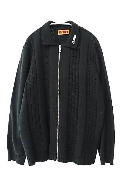 【中古】BOTT ボット ×TTT MSW ティーモダンストリートウェア 23AW Zip Up Polo ジップ ポロ ジャケット XL●250123の通販は