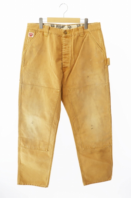 【中古】23SS PANTS DOUBLE KNEE ヴィンテージ加工 ダブル ニー  パンツ SM-S23-0000-061 L ベージュ ☆AA★■250217の通販は 42,240円