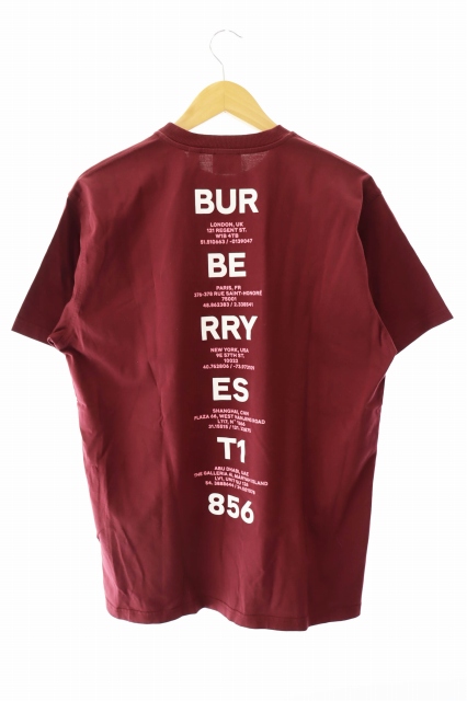 中古】バーバリー フォト グラフィック プリント 半袖Tシャツ 8071180