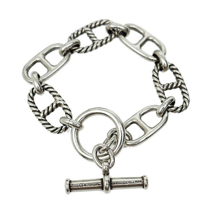 【中古】グッチ GUCCI 70s ヴィンテージ Anchor Link Silver Bracelet アンカー リンク ブレスレット シルバー 250302_1