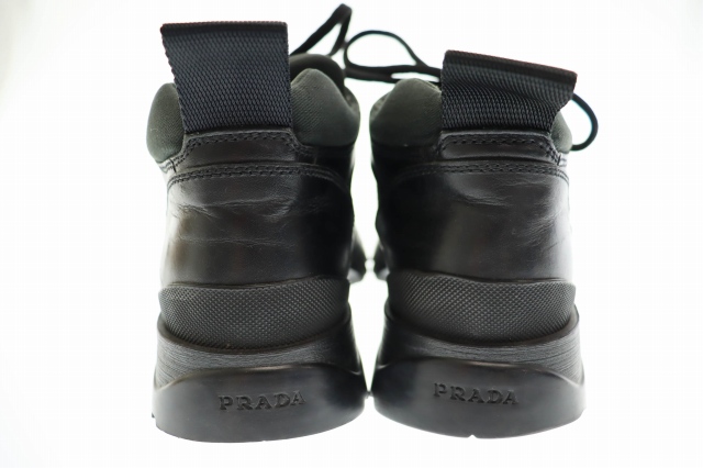 【中古】プラダ PRADA SPORT 90s ARCHIVE トレッキング ブーツ 7 1/2 黒 ブラック ☆AA★▲ 250505 中古】プラダ PRADA SPORT 90s ARCHIVE トレッキング ブーツ 7 1/2 黒