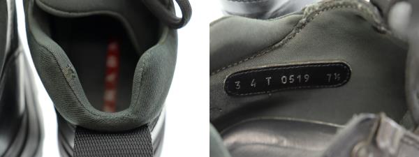 中古】プラダ PRADA SPORT 90s ARCHIVE トレッキング ブーツ 7 1/2 黒